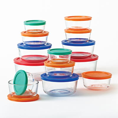 Pyrex Simply Store 6-Piece Glass Storage Container Set 1135102 - The Home  Depot