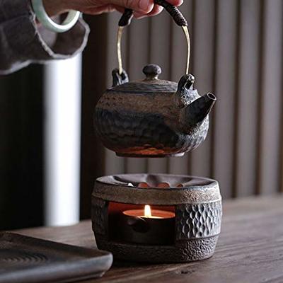 Iron Tea Light Candle Stove Tea Light Stove Fireplace Teapot Warmer Metal  Candle Heater Tealight Candle Room Heater Tea Light