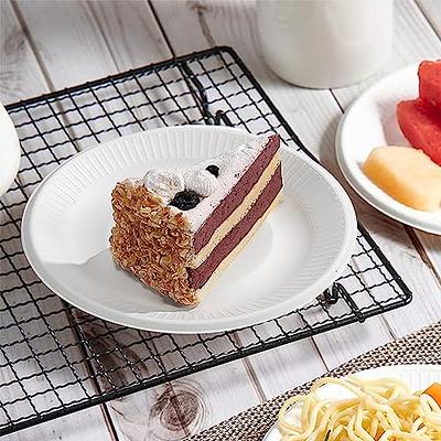 7 8 9 Inch Disposable Paper Plates Natural Sugar Bagasse Plate Camping  Picnic Eco-Friendly Unbleached