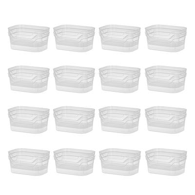 Greenco Clear Flip-Top Foldable Shoe Storage Boxes-10 Pack