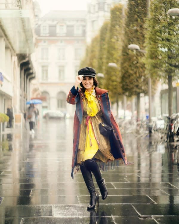 10 Inspirasi Outfit Street Style  ala  Yuni Shara Modis Bak 