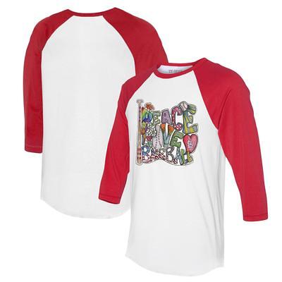 Wear By Erin Andrews Red St. Louis Cardinals Waffle Henley Long Sleeve  T-shirt