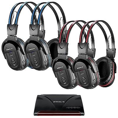 Rybozen wireless TV headphones with RCA or optical cable