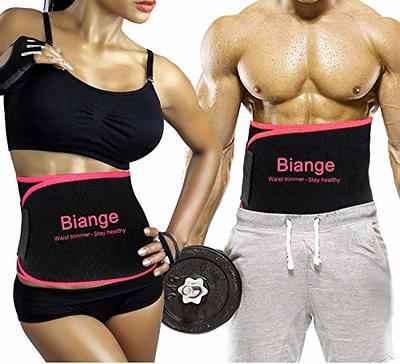 2 Pieces Waist Trimmer for Women Sweat Wrap Sweat Waist Trainer