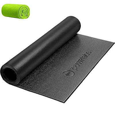 Philosophy Gym Exercise Equipment Mat 36 x 84-Inch, 6mm Thick High Density  PVC Floor Mat for Ellipticals, Treadmills, Rowers, Stationary Bikes