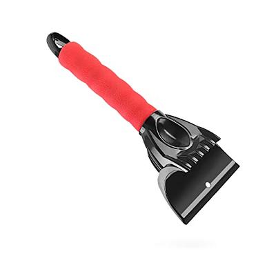 SEAAES ice scraper with Snow Brush for car windshield, Extendable Snow  Brush