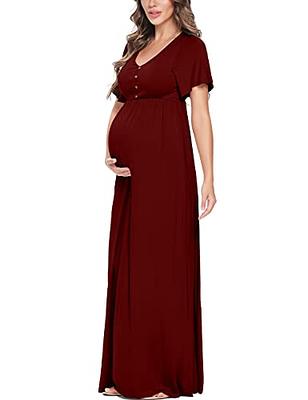 Black Maternity Maxi Work Skirt with Side Split  Maternity skirt, Maternity  business casual, Cute modest outfits