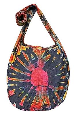 Tie Dye Crossbody Bag – Hippie Hobo Shoulder Purse – Handmade Colorful  Artsy Sling Handbag – Medium 33” (Spider - Orange) - Yahoo Shopping
