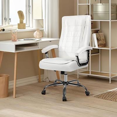 OFIKA Home Office Chair with Spring Cushion,400LBS High Back Executive  Office Chair