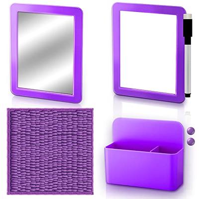 Pink & Purple Marble Pocket Locker Locker Mirror