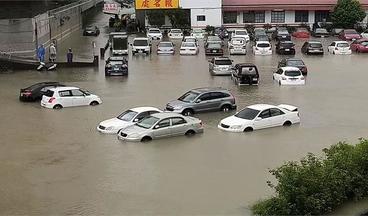 凱米災情慘！南投貓羅溪暴漲「車子全泡水」　雲林、嘉義也淹水