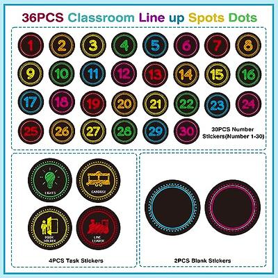 Classroom Floor Spot Markers