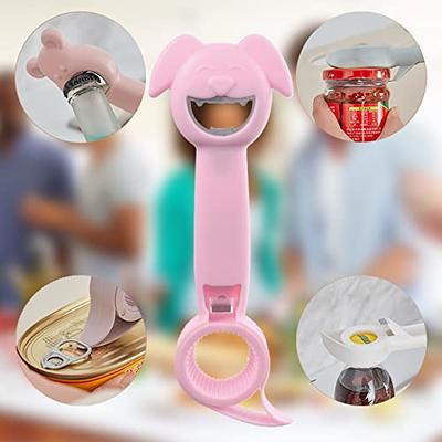 Rainspire Can Opener Manual Handheld Strong Manual Can Opener Smooth Edge  Cut, Can Opener Heavy Duty, Comfortable Soft Handle, Built-in Bottle Opener,  Black - Yahoo Shopping