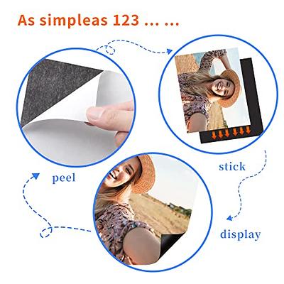 Crafare Magnetic Adhesive Sheets 4x6in15 Pack Cuttable Magnetic Sheets 20  Mil for Crafts Making Flexible Magnet Sheets with Adhesive Photos Drawings  to Stick - Yahoo Shopping