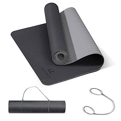 Yoga Mat Non Slip, Eco Friendly Fitness Exercise Mat with Carrying