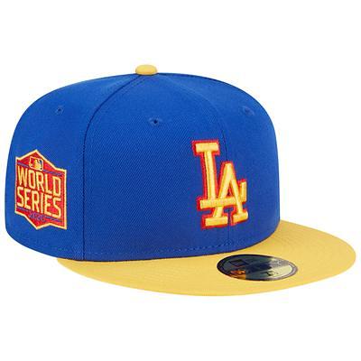 Men's Los Angeles Dodgers New Era Royal 1988 World Series Champions Citrus  Pop UV 59FIFTY Fitted Hat