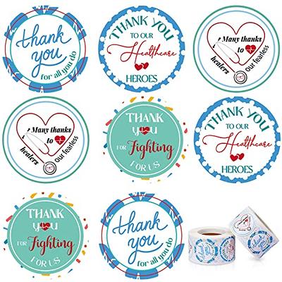 1000 Pcs Healthcare Workers Thanks Stickers 1.5 Inch Nurse Week Stickers  Healthcare Gifts Nursing Stickers CNA Week Gifts Nursing School Graduation  Labels for Nurses Doctor Card Envelope Package Seals - Yahoo Shopping