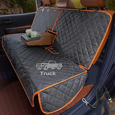 iBuddy Bench Dog Seat Cover for Truck Waterproof Truck Back Seat