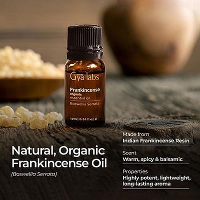 Gya Labs Organic Frankincense Essential Oil for Body Comfort - 100