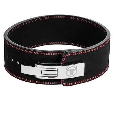 Flexz Fitness Lever Weight Lifting Belt Leather - 10MM 13MM Powerlifting  Gym Belts for Men & Women - Lower Back Support for Weightlifting Deadlifts