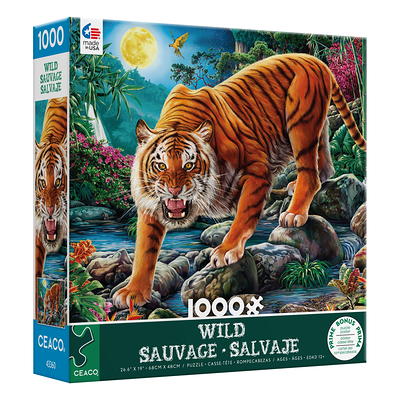 PUZZLE 1000 PIECES ANIMAUX TIGRES