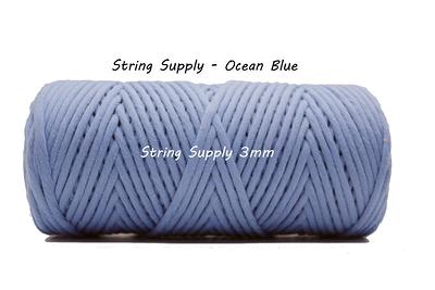 3mm Macrame Cord 3mm Thick Cords for Macrame Yarn 100% Cotton Colored  Macrame Rope Cord Natural Craft Cord String Yarn Supplies 325 Feet 3 mm  Cotton Macrame Cord Thin Macrame Supplies