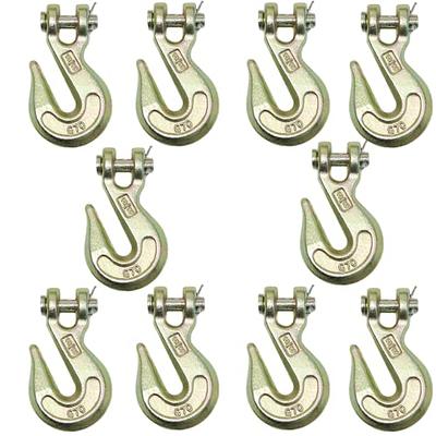 Boxer 10 Pack - 3/8” Grade 70 Forged Clevis Slip Hook, 30,000 lbs Breaking  Strength, for Chain Hooks for Trailers and Towing - Heavy Duty - Yahoo  Shopping