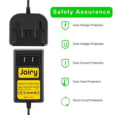 Joiry 10.8V-12V Lithium Battery Charger Compatible with Black&Decker  LBXR1512 Battery Drill Tool BDCD112 Portable Charger - Yahoo Shopping