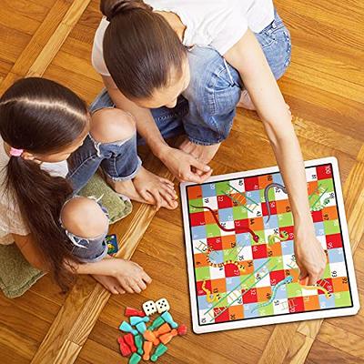 Snakes Ladders Board Game, Board Games Family, Adult Snake Ladder