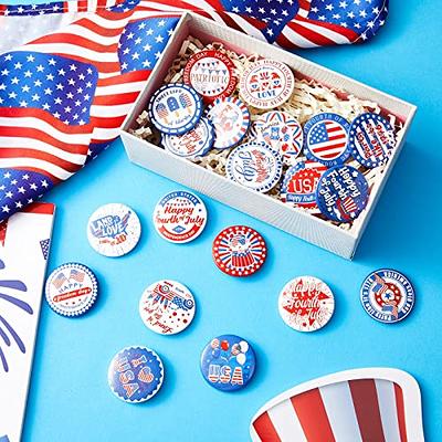 60 Pcs Patriotic USA Lapel Pins Button July 4th Party Favors Novelty  American Flag Pin Campaign Buttons Red White and Blue for Backpacks Men  Women Adult Kids Decorations, Different Designs - Yahoo Shopping