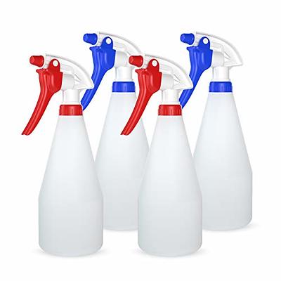 Juvale 12 Pack Refillable 16oz Plastic Spray Bottles, All-Purpose Red Spray  Bottle for Hair, Cleaning Solutions, Plants, with Adjustable Nozzle (Mist &  Stream)