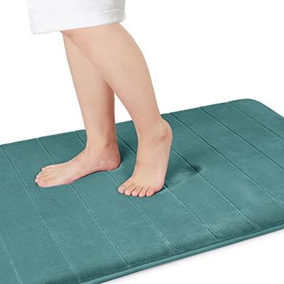 OLANLY Memory Foam Bath Mat Rug 47x24, Large Size Ultra Soft Non