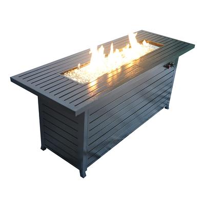 Anaka Aluminum Propane Outdoor Gas Fire Pit Table