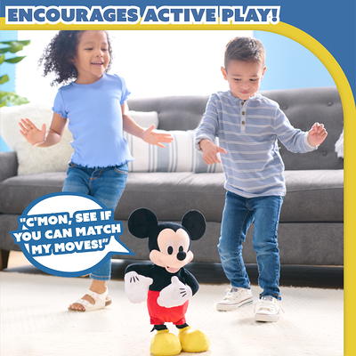 Mickey Mouse Wiggling Dancing Singing Interactive Features Plush Toy