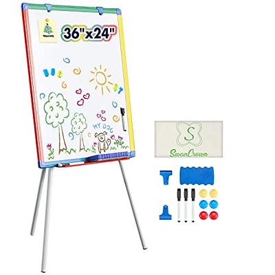 BEST BOARD Mobile Dry Erase Board – 40x28 inches Magnetic Portable Whiteboard  Stand Easel White Board Flipchart Easel Board with 25 Sheets Paper Pad -  Yahoo Shopping