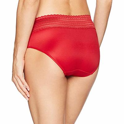 Warner's Warners® No Pinching, No Problems® Dig-Free Comfort Waist with Lace  Microfiber Hipster 5609J - Macy's