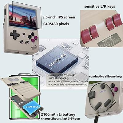 E-MODS GAMING Retro Games Console GV300S Mini TV Style 308 Video Games  Player with Handheld Gamepad & AV Output - 3.0 Inch Screen Electronic Games