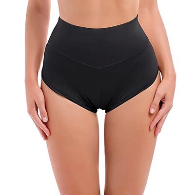 Women's High Waist Ruffle Yoga Shorts Gym Workout Rave Booty Dance Mini Hot  Pants Bottoms Active Skirted Panties