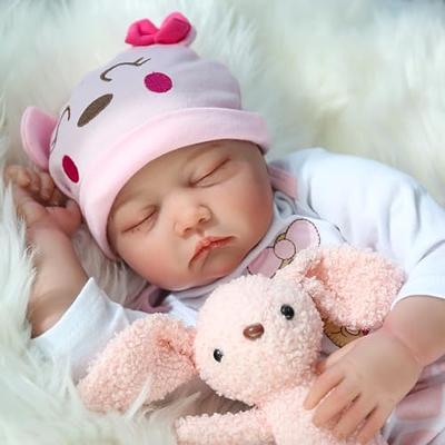  Kaydora Sleeping Reborn Baby Dolls, 22 Inch Lifelike Newborn  Baby Girl Doll, Realistic Baby Reborn Toddler, Handmade Weighted Soft Body  Reborn Dolls That Look Real, Amazing Gift Set for Kids Age