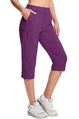 MOUEEY Women's Cargo Joggers Lightweight Quick Dry Athletic Water