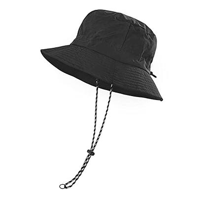 FEICUI Men Women Outdoor Bucket Hat Quick Dry Packable Boonie Hat UV  Protection Sun Hat (Black) - Yahoo Shopping