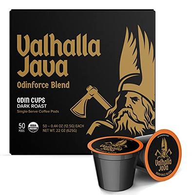 Death Wish Coffee Co. Valhalla Java Single Serve Pods - Extra Kick of  Caffeine - Dark Roast Coffee Pods - Made with USDA Certified Organic Fair  Trade Arabica and Robusta Beans (50 Count) - Yahoo Shopping