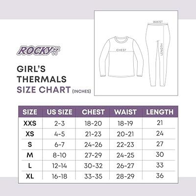Buy Rocky Thermal Underwear For Girls (Long Johns Thermals Set