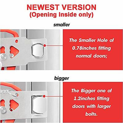 AceMining Portable Door Lock Home Security Door Lock Travel Lockdown Locks  for Additional Safety and Privacy Perfect for Traveling Hotel Home  Apartment College 