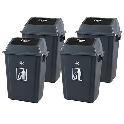 Hailo Big Box 60 Swing Waste Bin Silver