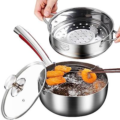 16cm Stainless Steel Steamer Basket Stockpot Pot Food Cooker Steam Pot