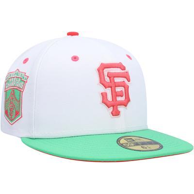 Men's New Era White/Green Pittsburgh Pirates 76th World Series Watermelon Lolli 59FIFTY Fitted Hat