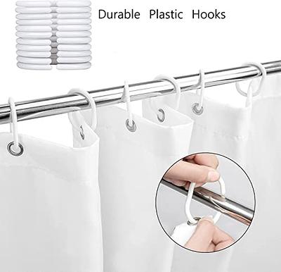 Best Deal for Fish Light Blue Shower Curtain Hooks Rings, Rust-Resistant