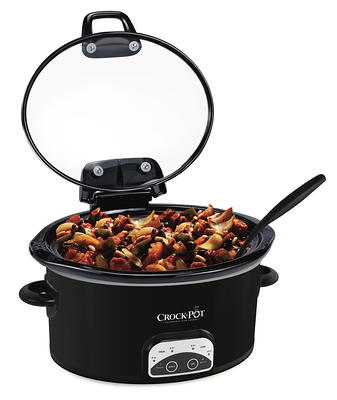 Crock-Pot 7qt One Touch Cook and Carry Slow Cooker - Blue - Yahoo Shopping