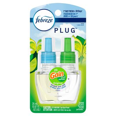 Febreze Odor-Fighting Fade Defy PLUG Air Freshener Refill, Linen